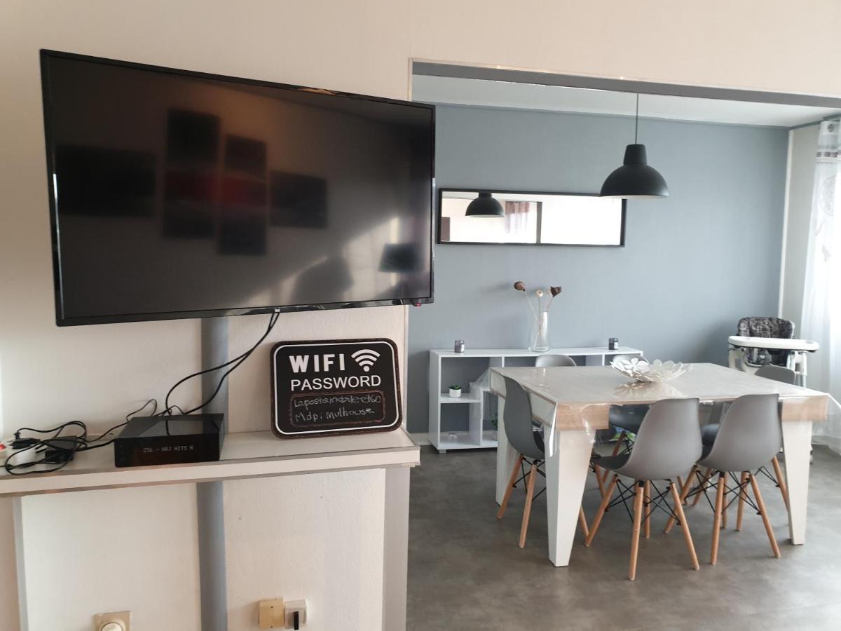Mulhouse,Grand Appart Cosy&Lumineux, 78M2 , Pour 5 Personnes Eksteriør bilde
